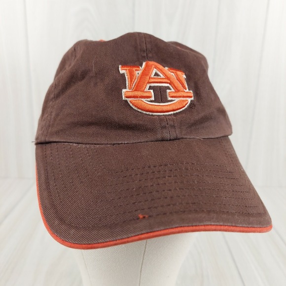 twins enterprise Other - Twins Enterprise Auburn Tigers Hat Mens Medium Brown Orange Fitted The Franchise